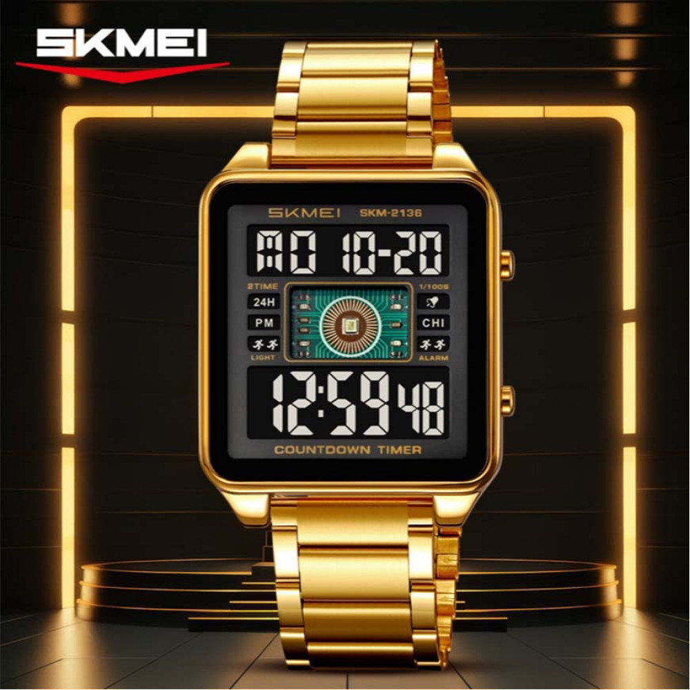 SKMEI gold 2136