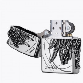 Зажигалка Amazon Silver