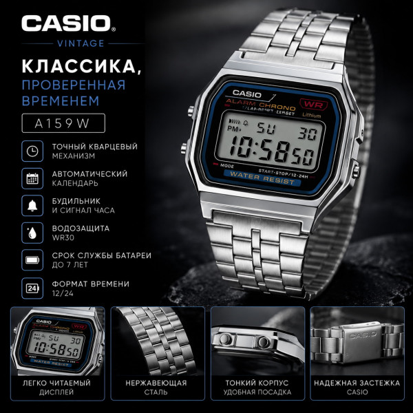 ⌚️Casio Vintage A159W 